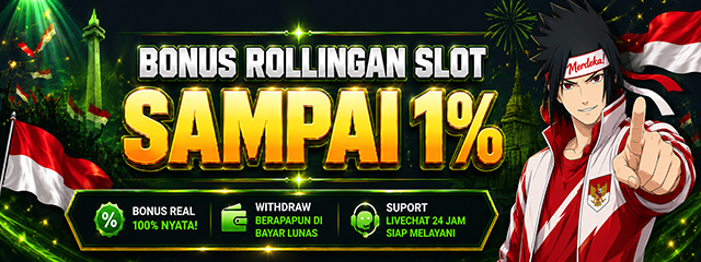 Bonus Rollingan SLOT 1%